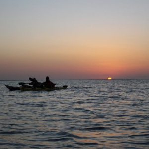 Sunset route kayak